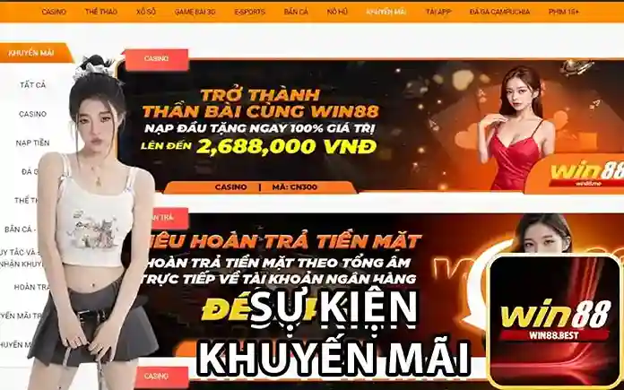 Khuyến Mãi tại WIN88BET